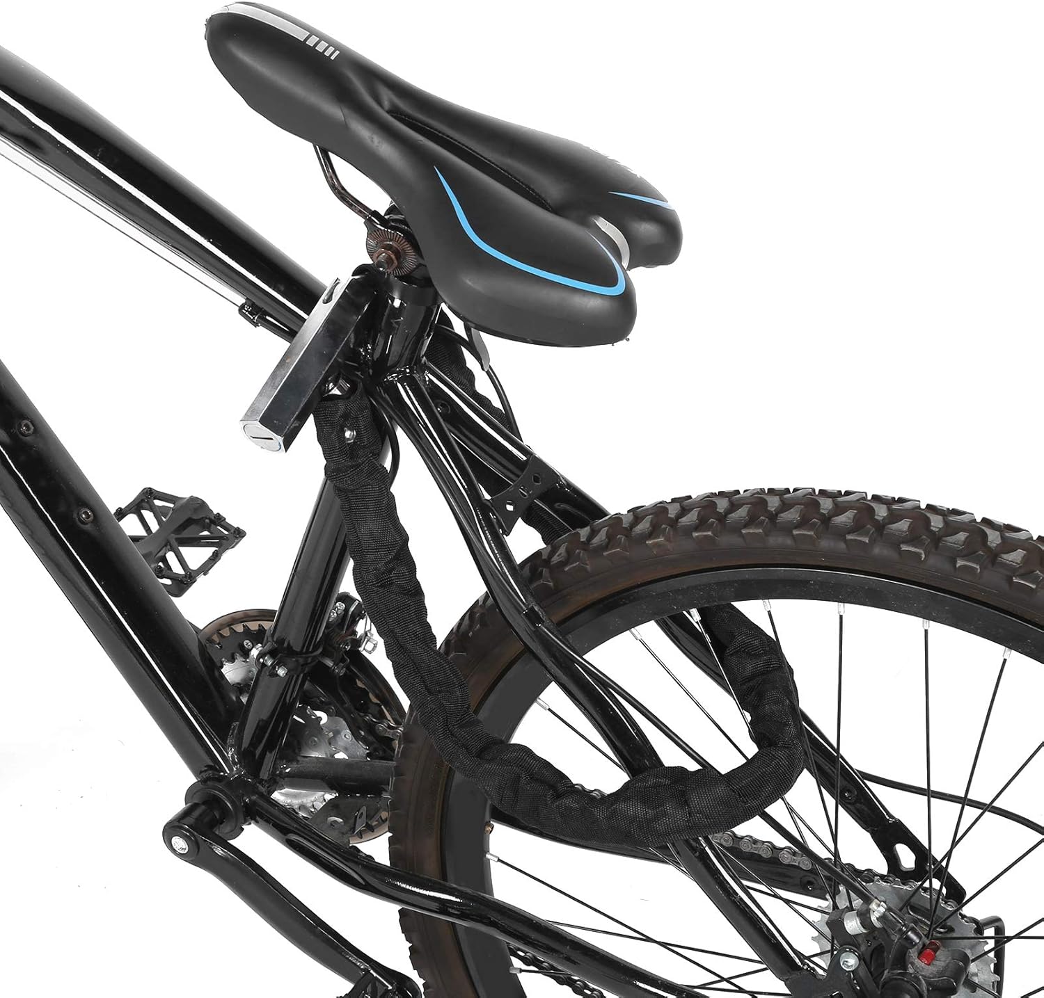 Bike Chain Lock, Magnetic Anti Theft Bike Security Lock, Portable Cycling Accessory for Bike Protection