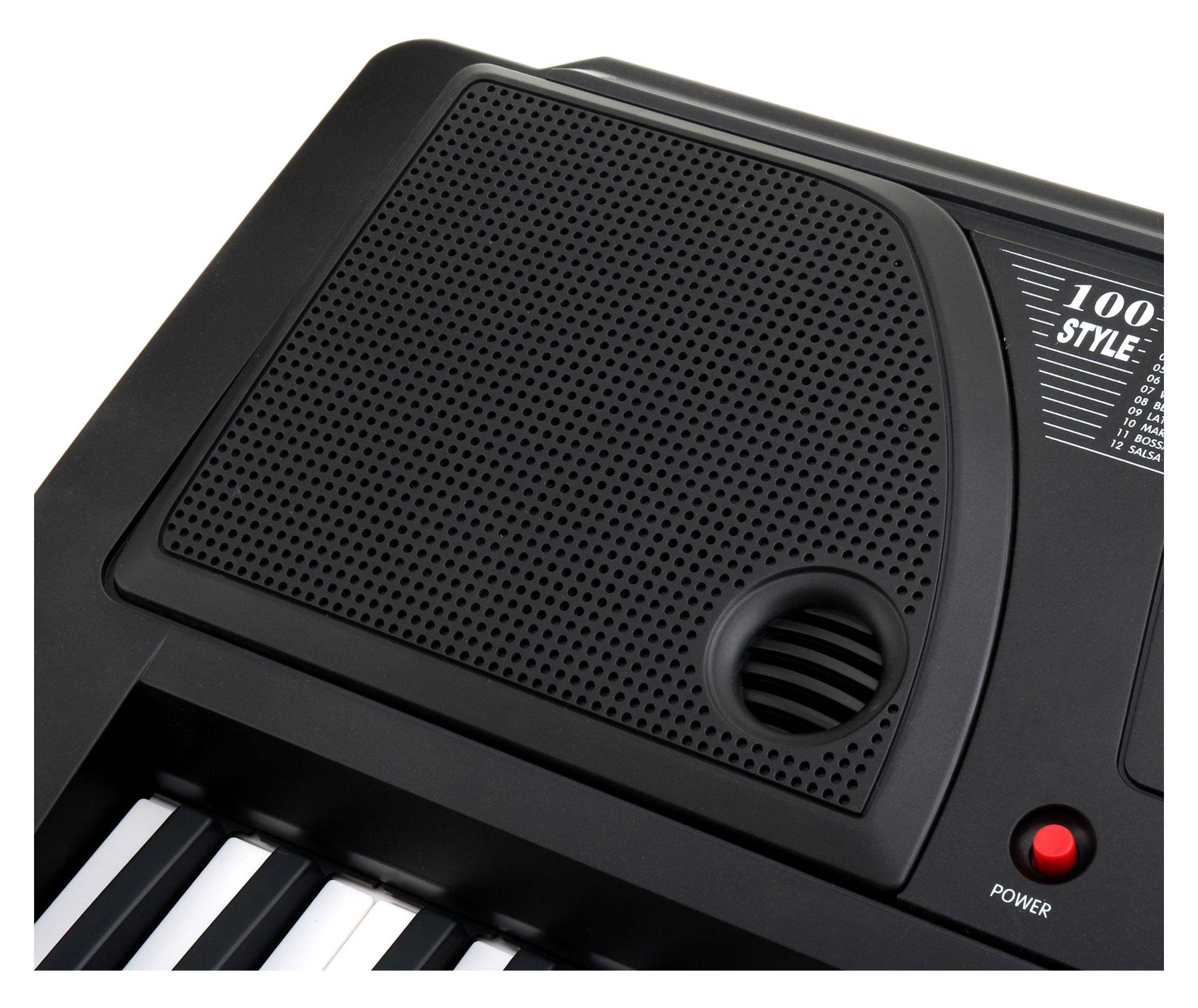 FunKey 61 Keyboard Set – Inkl. Ständer & Bank Für Einsteiger Mit 100 Sounds