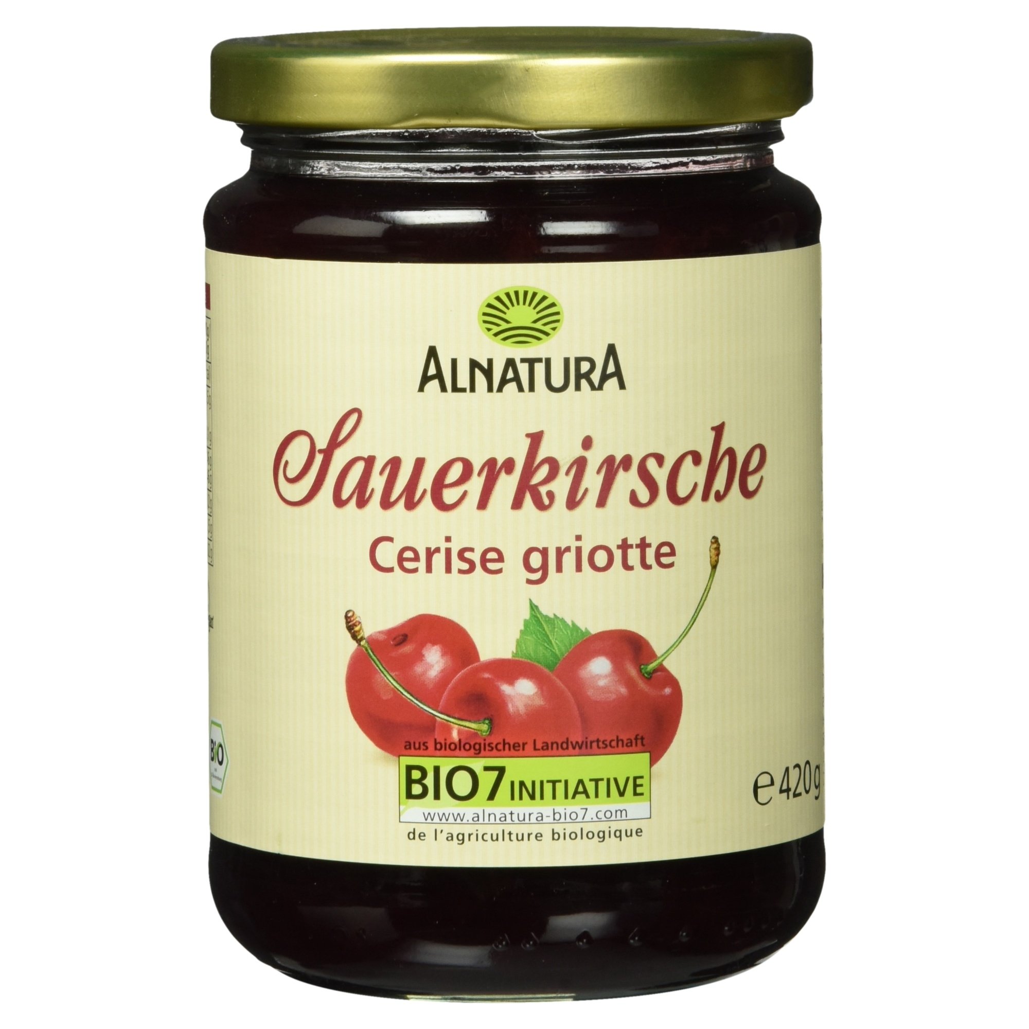 Alnatura Bio Fruchtaufstrich Sauerkirsche, 420g