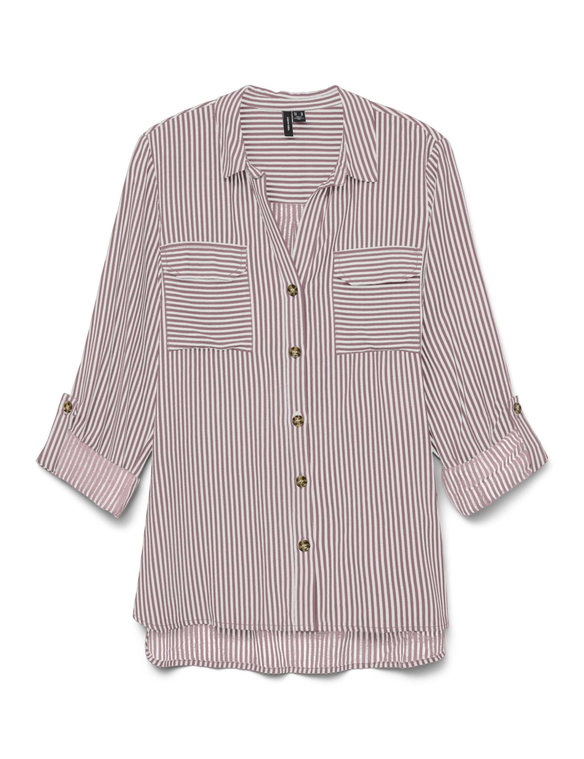 VERO MODA Womens Vmbumpy New Noos L/S Shirt Blouse, Pink, M UK