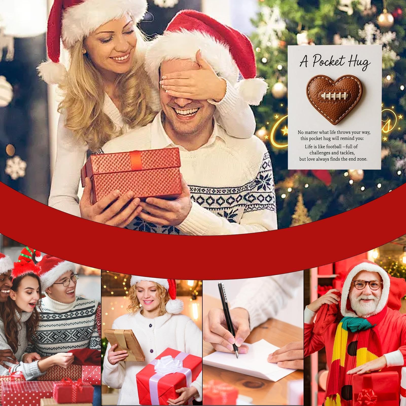 Générique de Poche - 14 cm x 3,1 Pouces | Coeur de de Poche | | pour Thanksgiving, la fête des mères, Les Amis, Câl Grands-Parents, Les Filles, la Saint-Valentin, Un Anniversaire