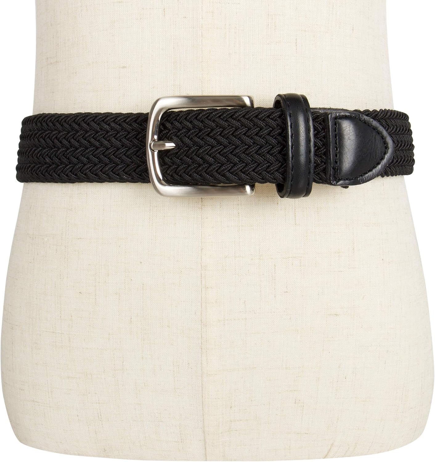 Dockers Boys' Dockers Big Boys' Braided Elastic-Web Stretch Belt - Image 5