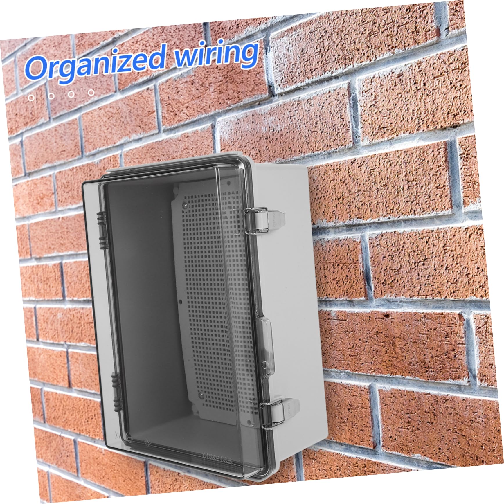 Ip67 Wetterfester Elektroinstallationskasten aus Abs mit Montageplatte
