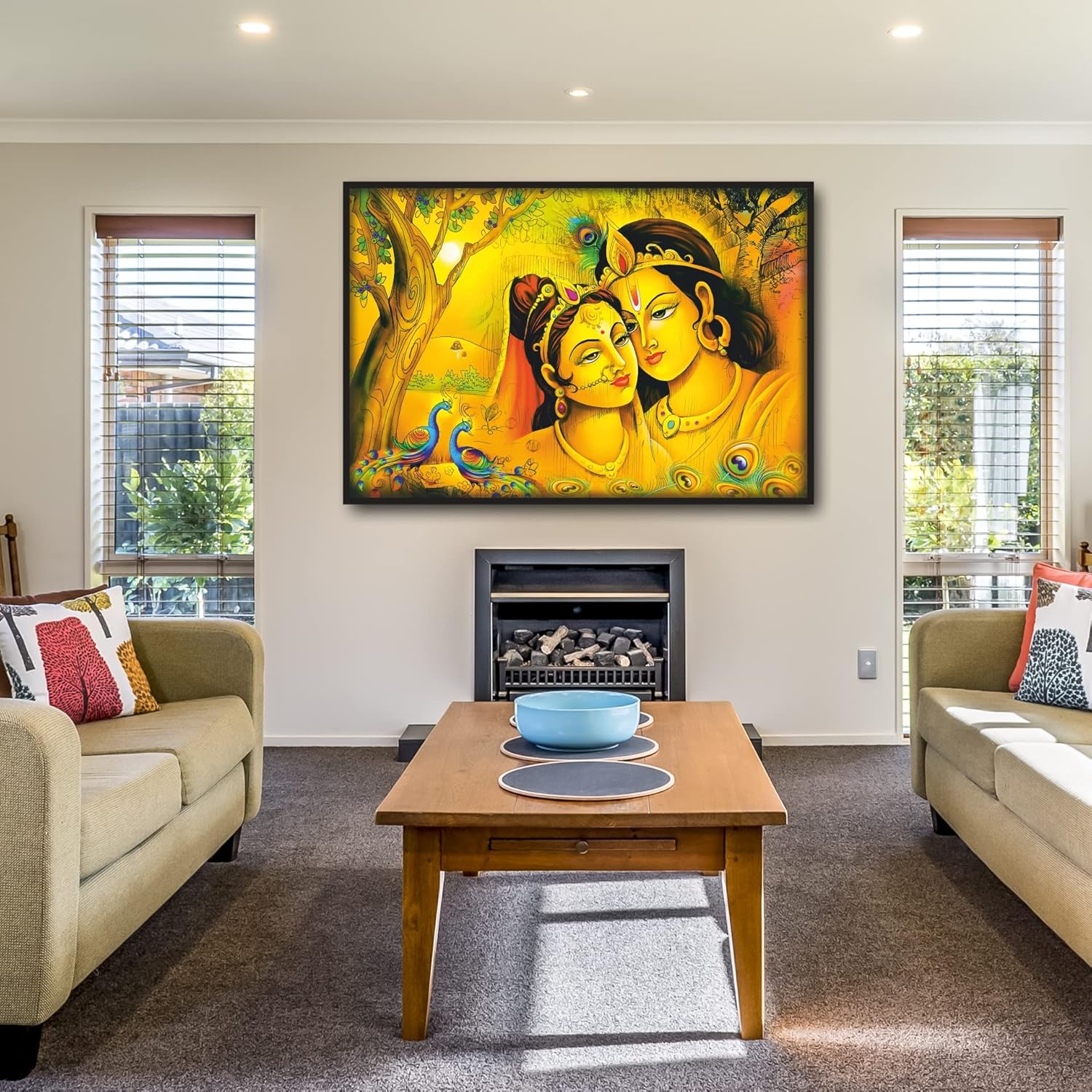 Sai Artss Self Adhesive PVC Vinyl God Wallpaper Wall Sticker for Home