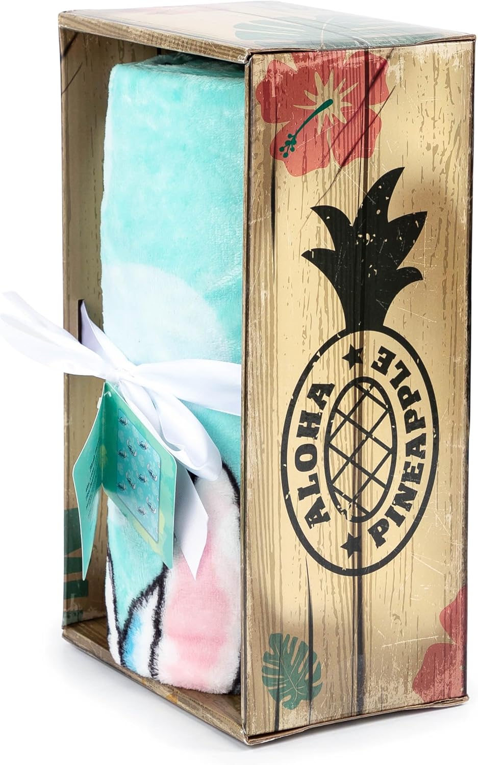 Jay Franco Disney Lilo & Stitch Throw Blanket with Gift Box - Kids Super Soft Special Edition Floral Fleece Bedding - Plush Throw Measures 46 x 60 Inches - Image 3