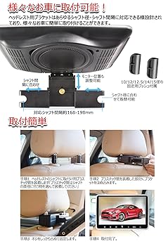 LOSKA ヘッドレストモニター DVDプレーヤー CPRMHDMI対応 10. Amazon | LOSKA ヘッドレストモニター DVDプレーヤー CPRM/HDMI
