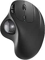 Vista 13 de Nulea M501 Ratón Trackball Inalámbrico, Ergonómico Recargable, Control Fácil con el Pulgar, Seguimiento Preciso y Suave, Conexión de 3 Dispositivos