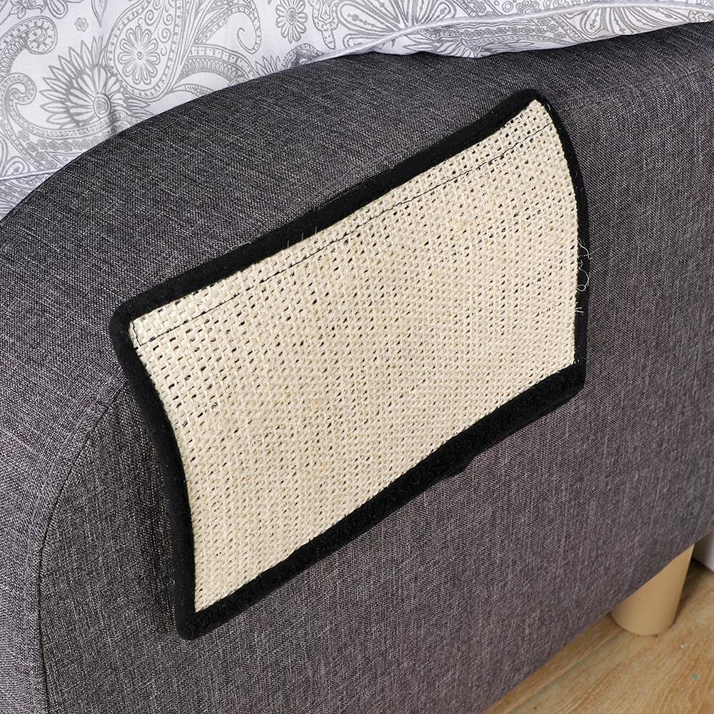 Juguete de Agarre de Gato Alfombrilla De Gato De Sisal Natural, Funda Protectora Para Sofá, Muebles, Protección Contra Arañazos, Alfombrilla Antiestrés, Protección Para Sofá Tableros Afiladores de Uña
