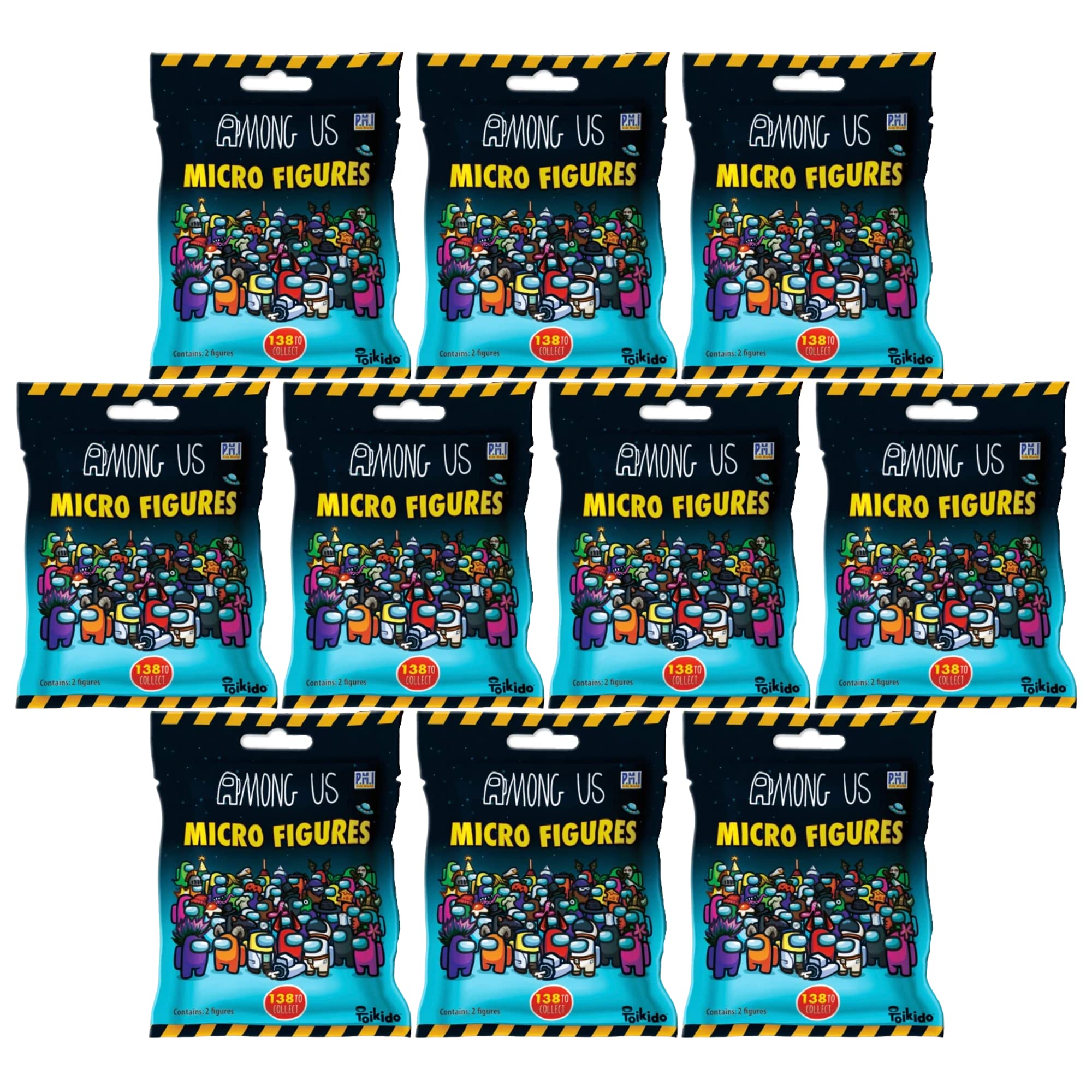 Among Us Micro Figures Series 1 Blind Bag Pack of 10 Blinds