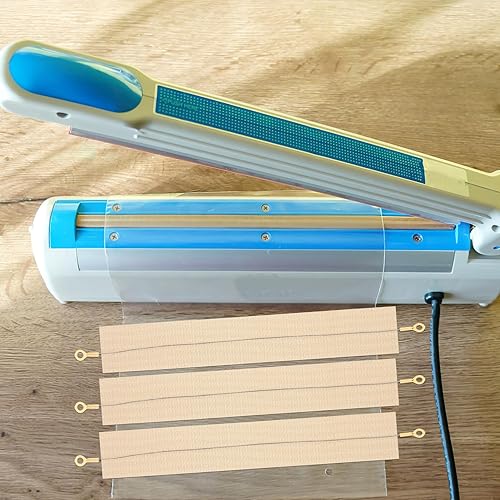 Miniatura 9 de BESTonZON Selladora de bolsas de plástico Selladora de bolsas de plástico Tiras de sellador térmico Sellador al vacío Elementos de calefacción