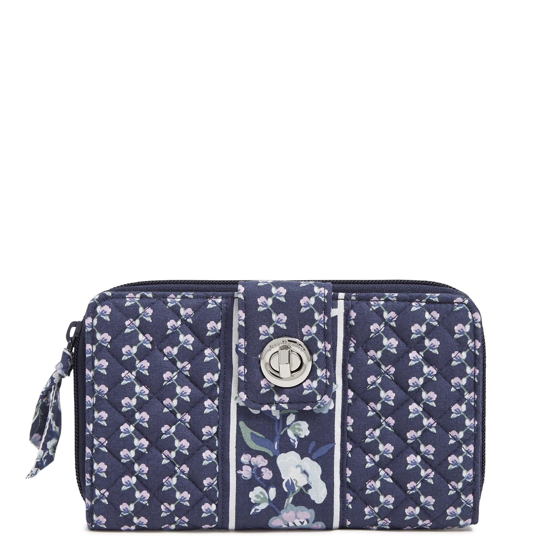Vera BradleyWomen's Iconic RFID Turnlock Wallet, Signature Cotton