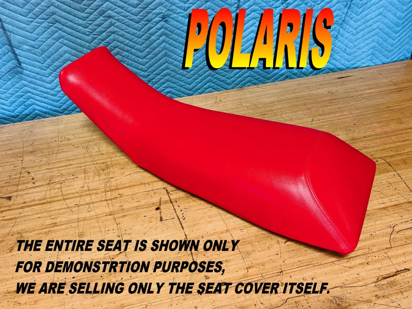 New Replacement seat cover fits Polaris Scrambler Trailblazer Sport 1995-03 250 400 500 Red 758A