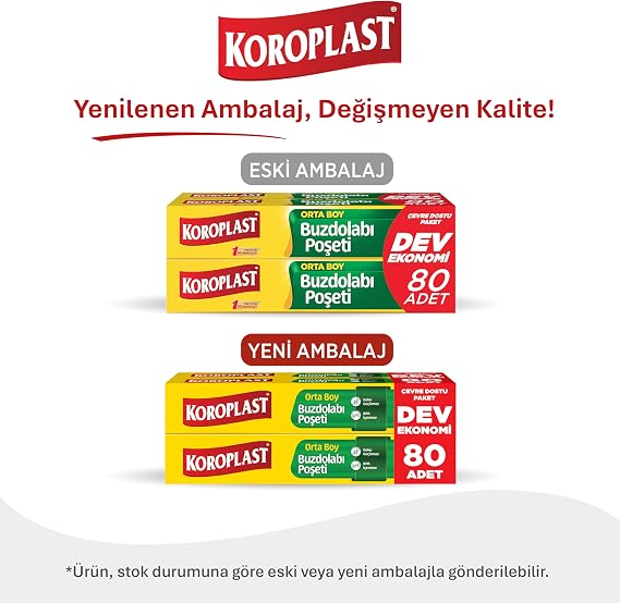 Orta Boy Buzdolabı Poşeti Dev Ekonomi 80’li, Yeni Ekonomik Buzdolabı Poşeti Orta Boy 24x35 cm, BPA İçermez, Sızdırmaz Saklama Torbası, Meyve, Sebze, Yemek, Et, Tavuk, Gıda Saklama Torbası