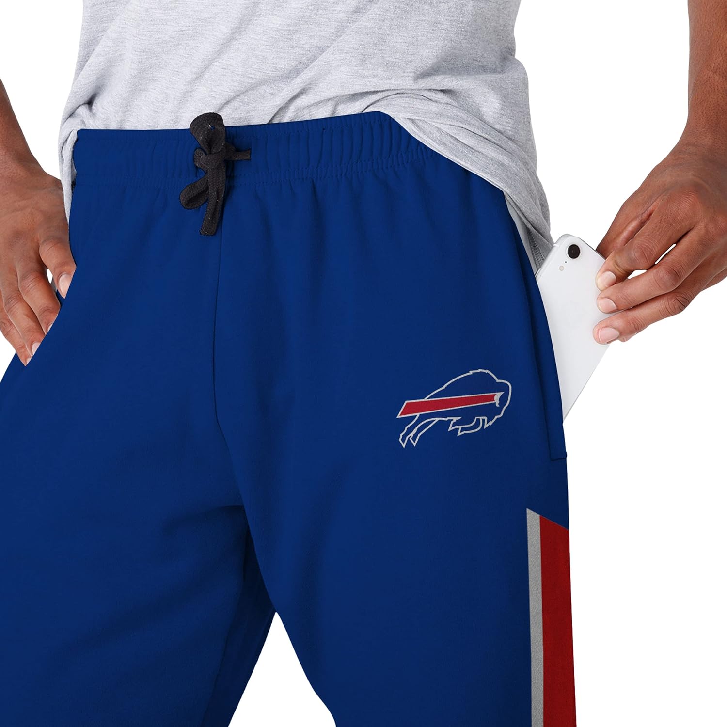 FOCO Buffalo Bills NFL Mens Team Stripe Joggers - XXL