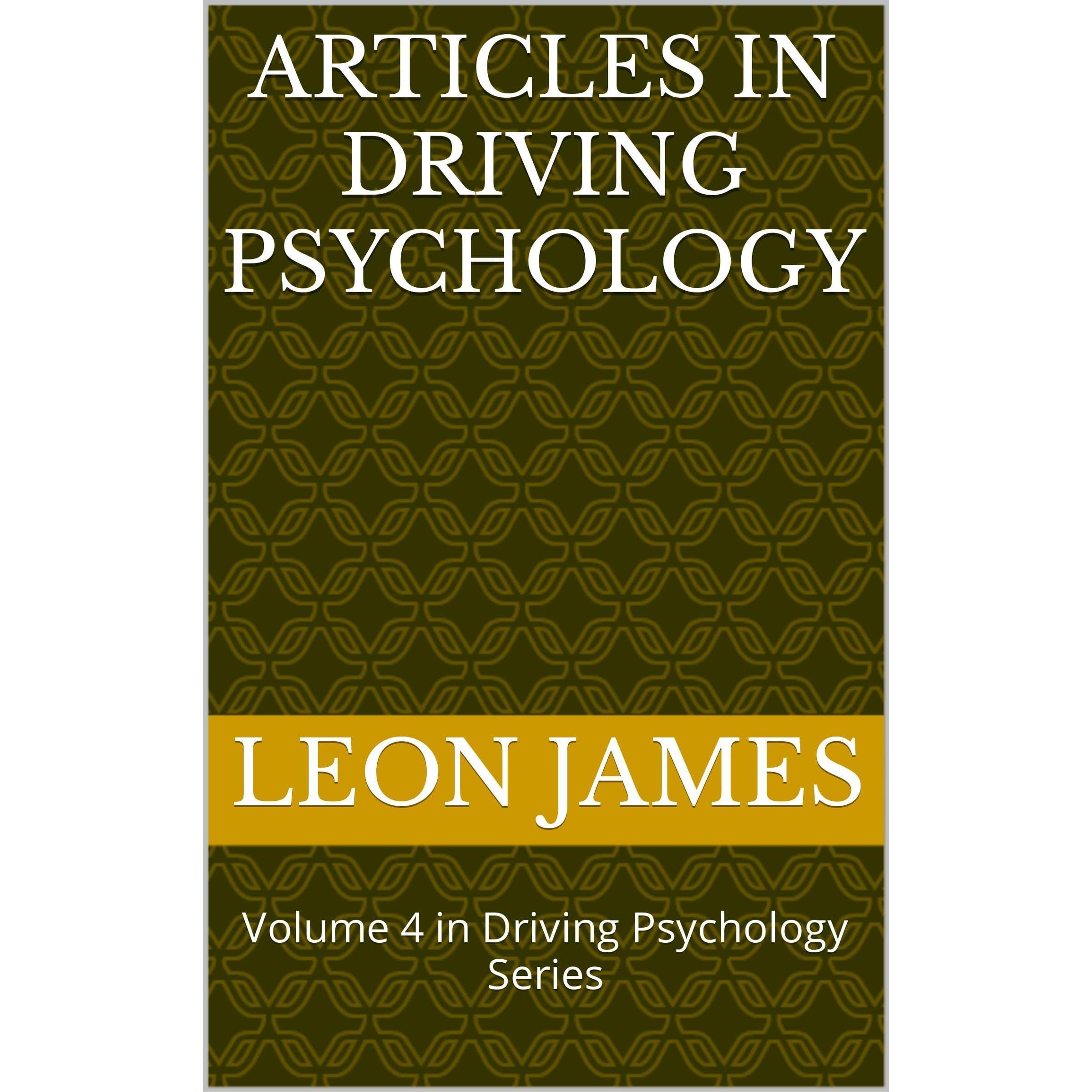 Articles in Driving Psychology