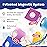 Blockaroo Magnetic Foam Bath Building Blocks - 50-Piece Trunk Set, Preschool Toys, Bathtub Toys, Sensory Toys, Engineering Toys for Kids 3-5