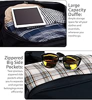 Vista 23 de Rockland Duffel Bag Rosado con puntos