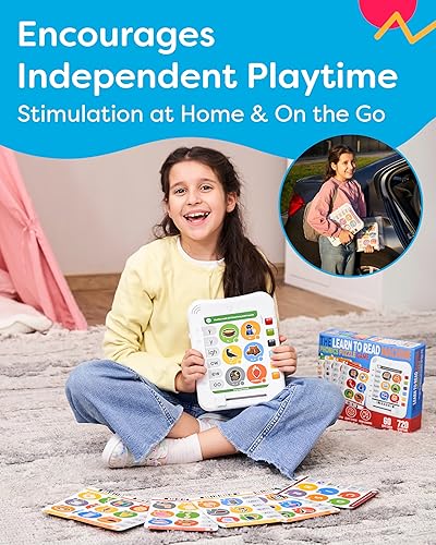 Miniatura 5 de Bloc de aprendizaje lógico para niños y tarjetas flash parlantes para niños de 4 a 8 años - Tableta educativa para niños sin pantalla - Juego