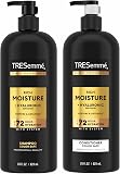 Amazon product image of TRESemmé Rich Moisture Hydrating Shampoo & Conditioner Set 28 oz 2 Pack | Moisturizing for frizz-prone hair, Restores dama...