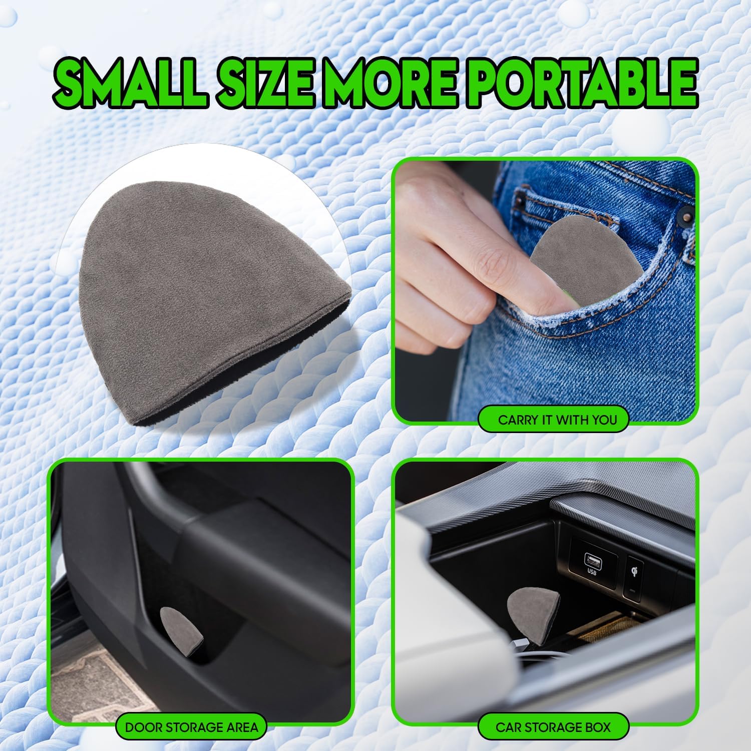 Car Screen Cleaner,Car Display Cleaner,Microfiber Car Touch Screen Cleaner Cloth,Suitable for Automotive,Cell Phone,Computer,and pad displays (Triangle)