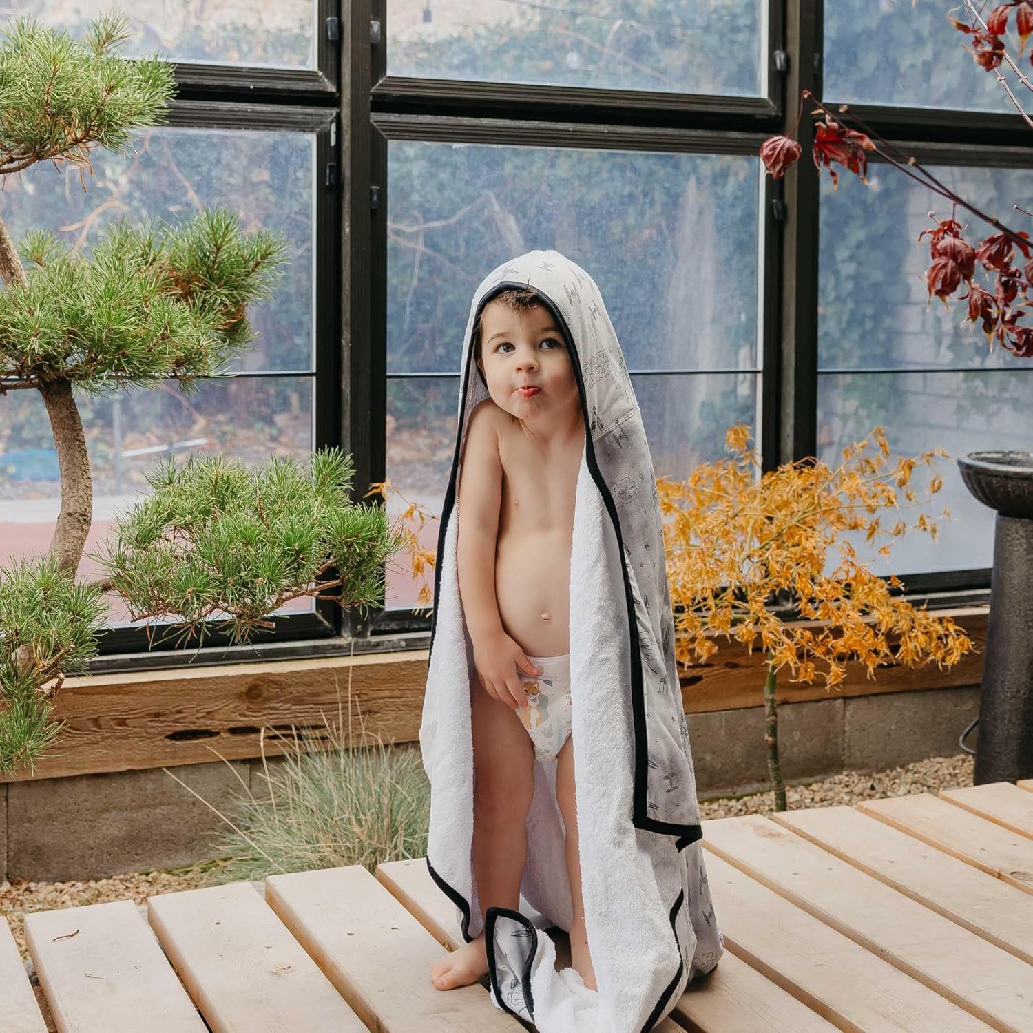 Copper Pearl Premium Big Kid Hooded Towel Empire - Image 4