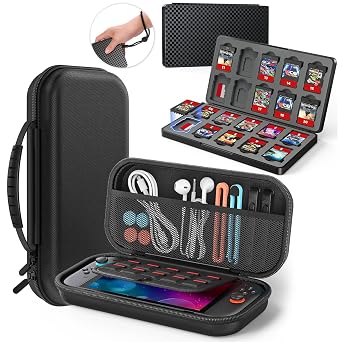 Klipdasse Carrying Case for Nintendo Switch 2 2025/Nintendo Switch/OLED,Switch 2 Game Card Case