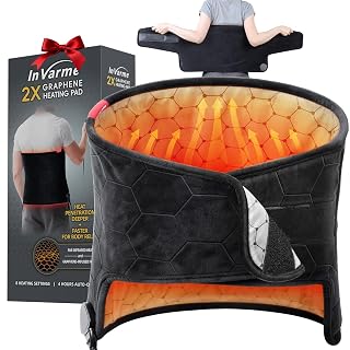 Extra-Hot Heating Pad for Back: Deep Relief Chronic Lower Back Pain - Amazon product rated Grade B