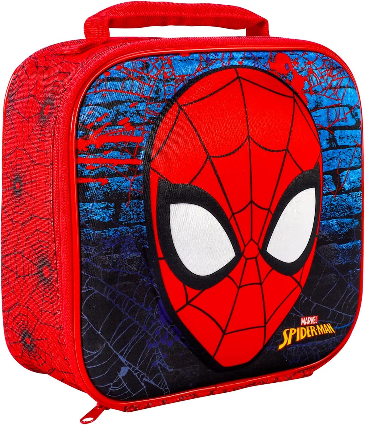 Spiderman Kids 3D Insulated Lunch Bag with Carry Handle - BPA Free