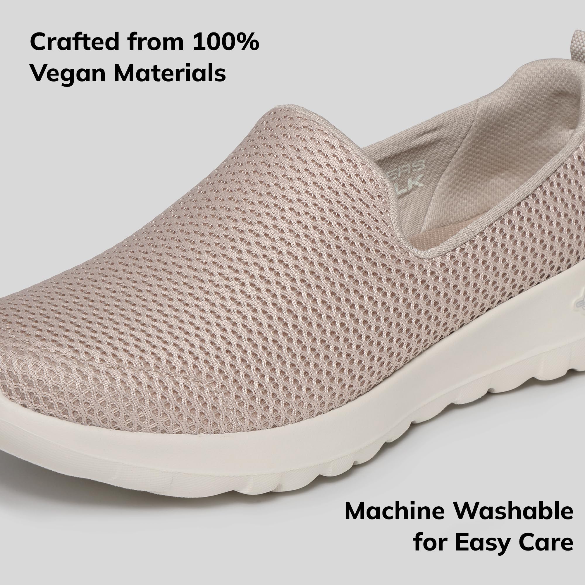 Skechers Women's Go Walk Joy Sneaker – 5GEN Cushioning, Air-Cooled GOGA Mat, Breathable Mesh Upper