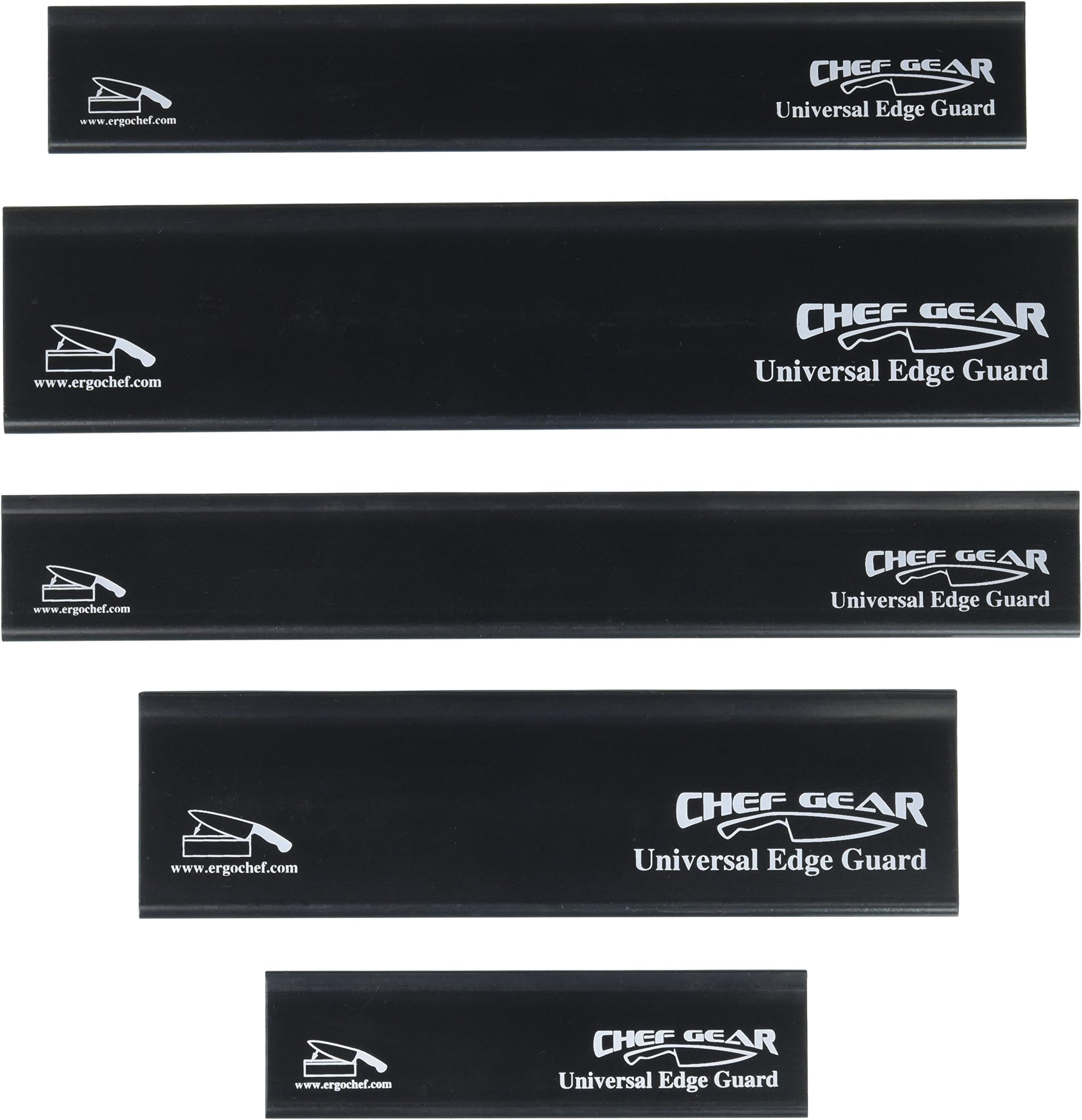 Ergo Chef 5 Piece Universal Knife Edge Guard Set Black