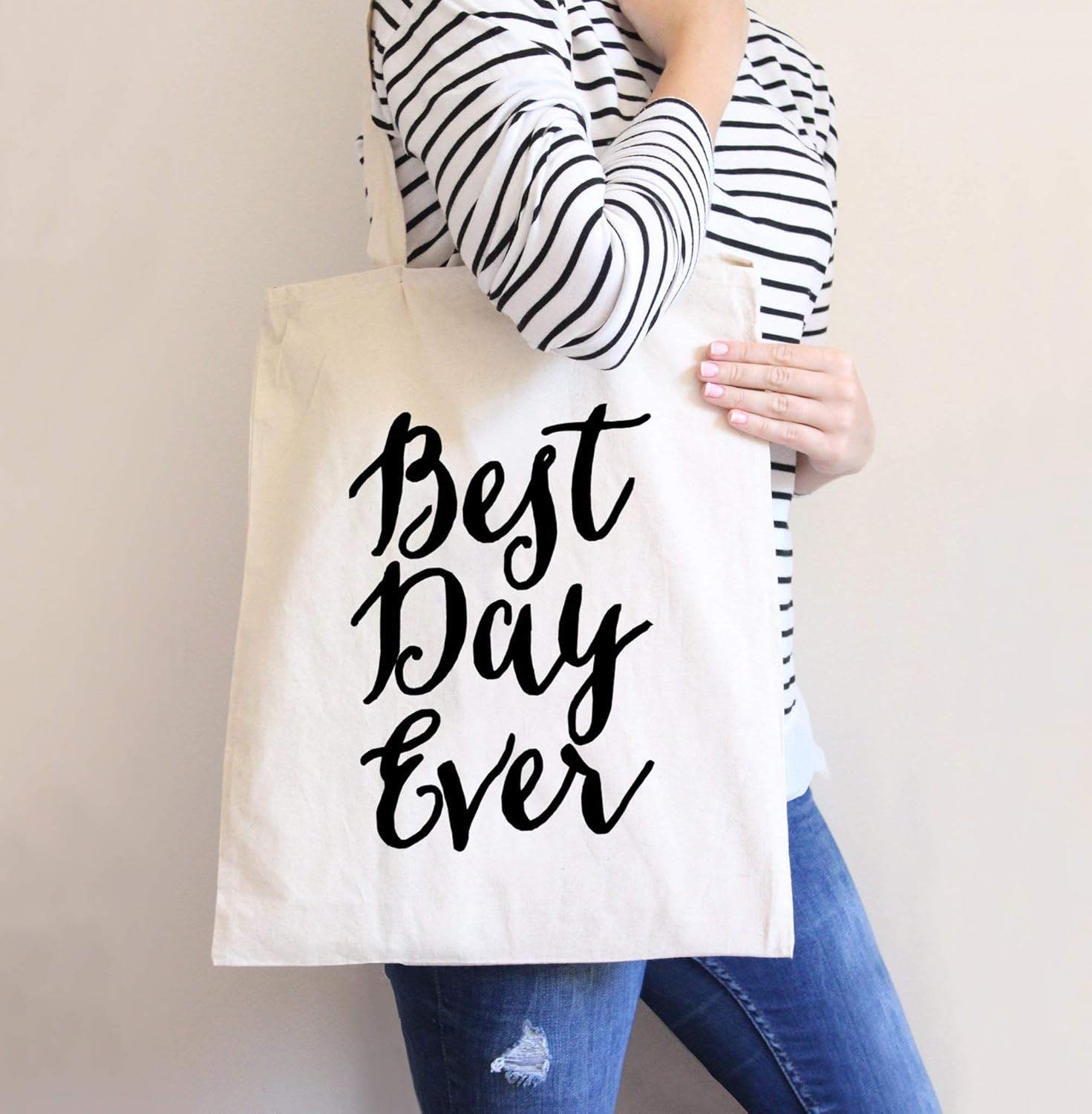 Tote Bag"Best Day Ever" Wedding Party Gift, Gift for Bride