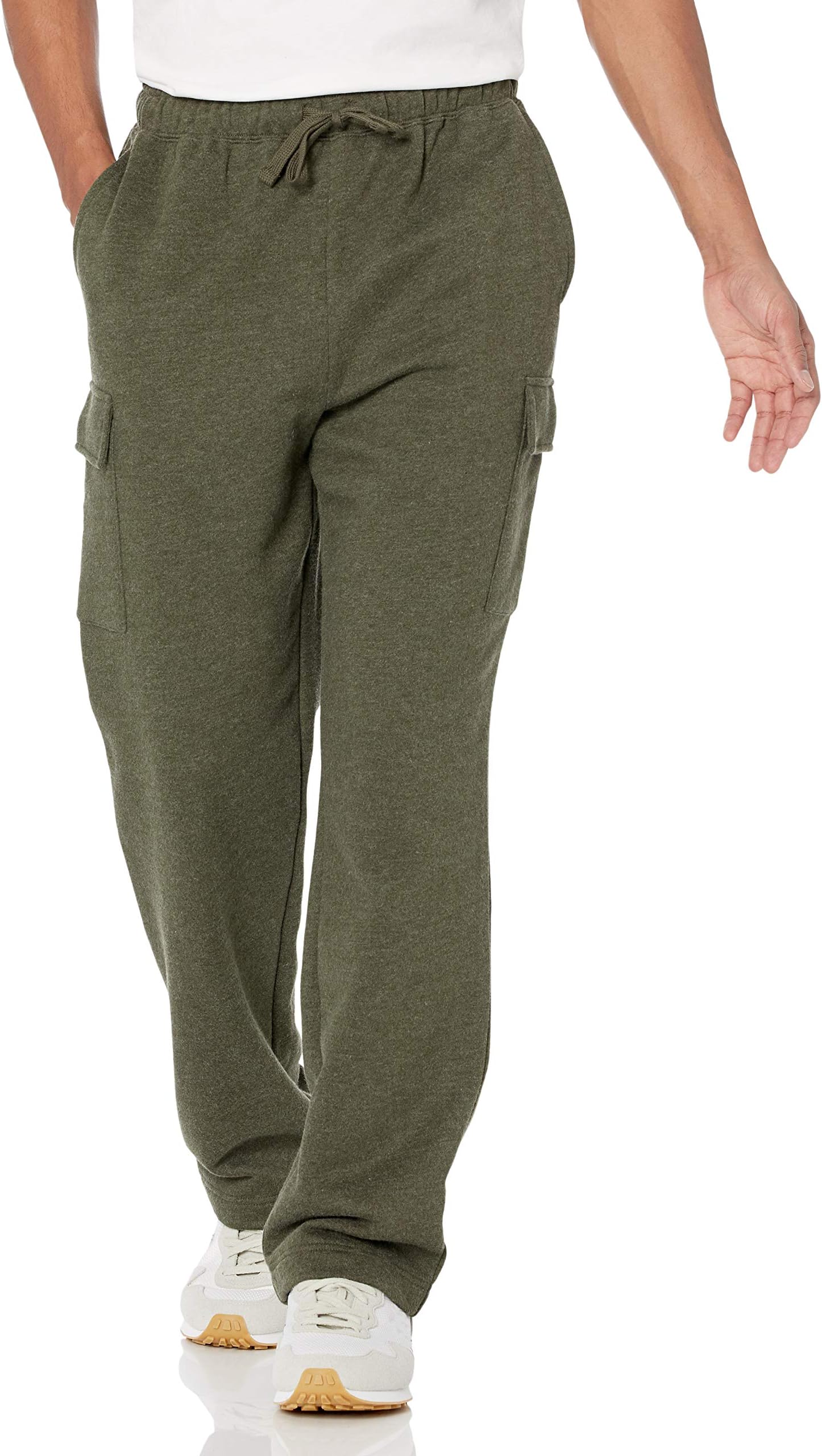 Men's Cargo Fleece Open Hem Sweatpant
