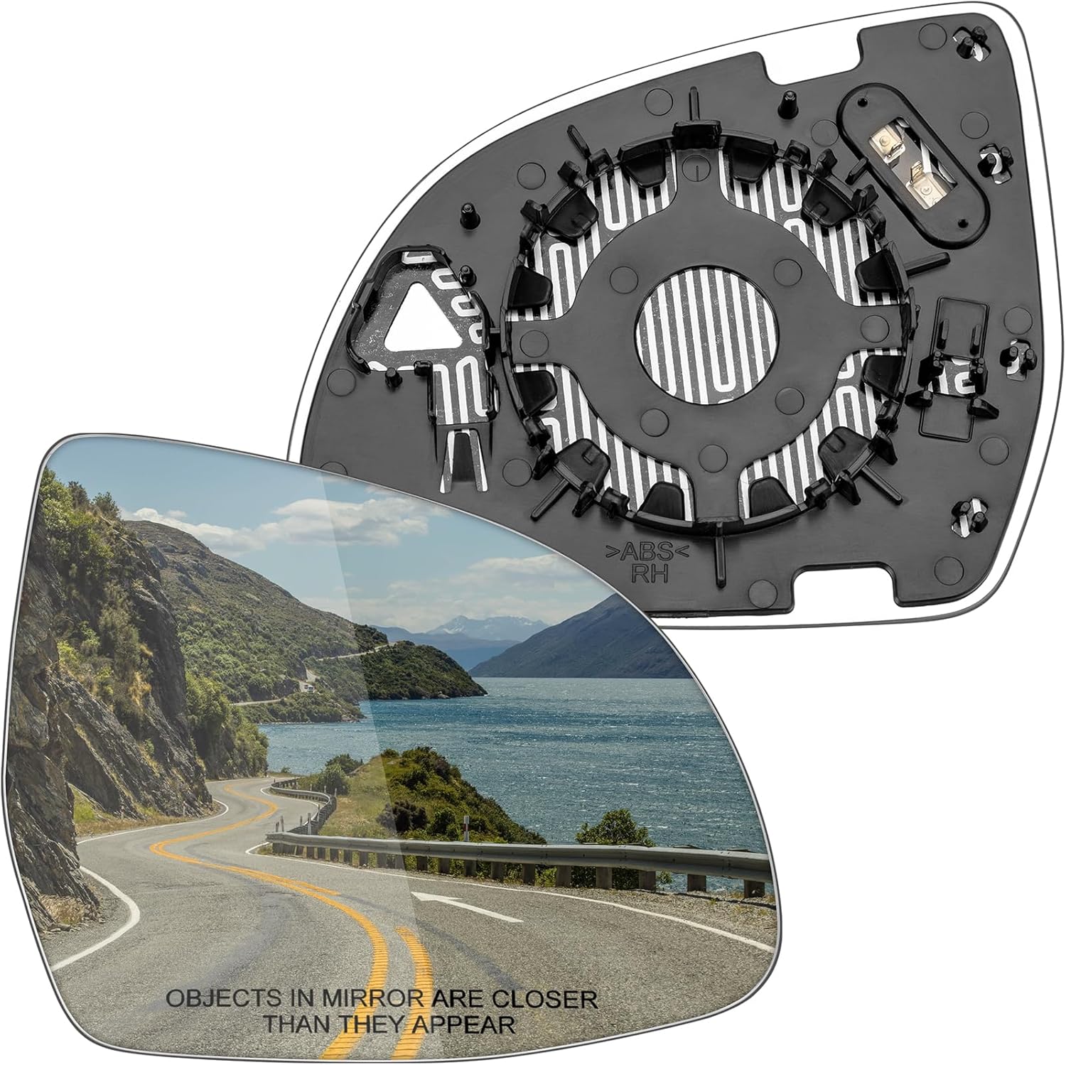 Passenger Side Mirror Replacement for BMW X3 F25 G01 G08/X4 F26 G02 2015-2024, X5 F15 G05 2014-2024, X6 F16 G06 2015-2024 - Right Side Mirror Glass, Rear View Mirrors Glass with Power Heated