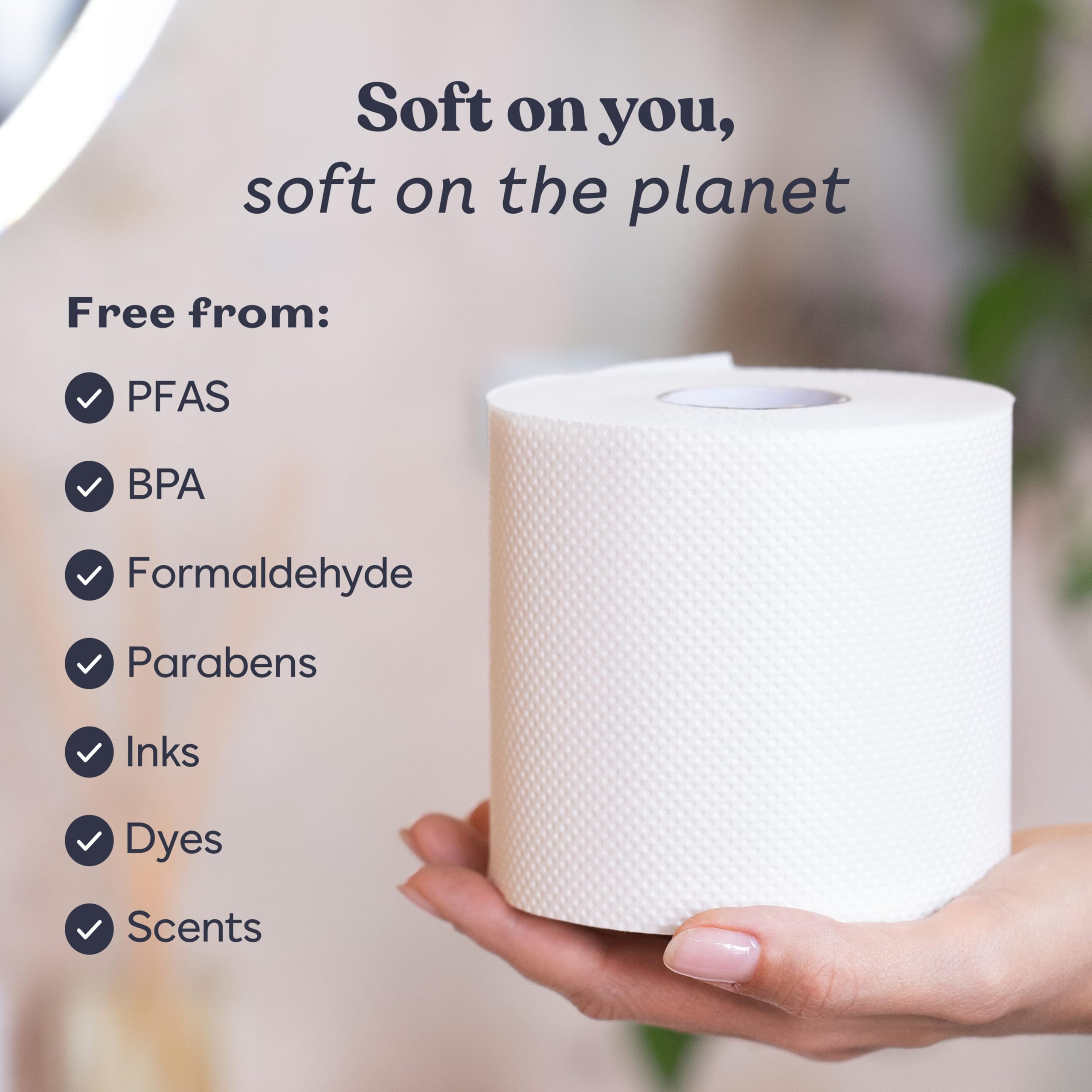 toa♡ページ Amazon.com: Betterway Bamboo Toilet Paper 3 Ply - Sustainable