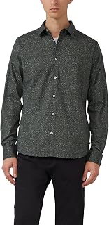 s.Oliver Slim Fit: Hemd aus Baumwollstretch mit All-over-Print
