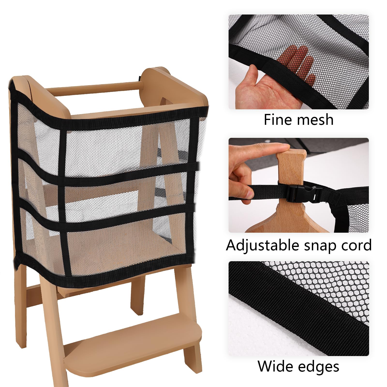 Lyreh Toddler Standing Tower Safety Net - Image 4