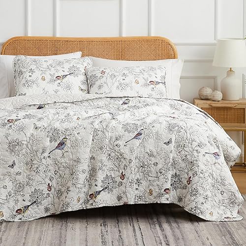 Southshore Fine Living, Inc. Khari Juego de ropa de cama tamaño Queen extra grande, ligero, suave colcha de 3 piezas con dos fundas a juego (98