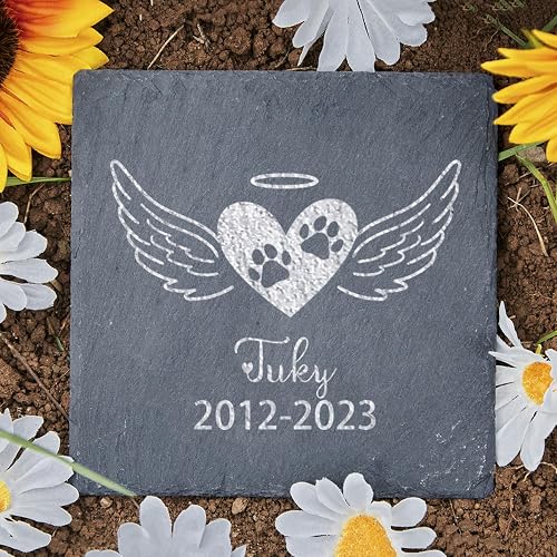 Piedra Conmemorativa Personalizada Para Mascotas
