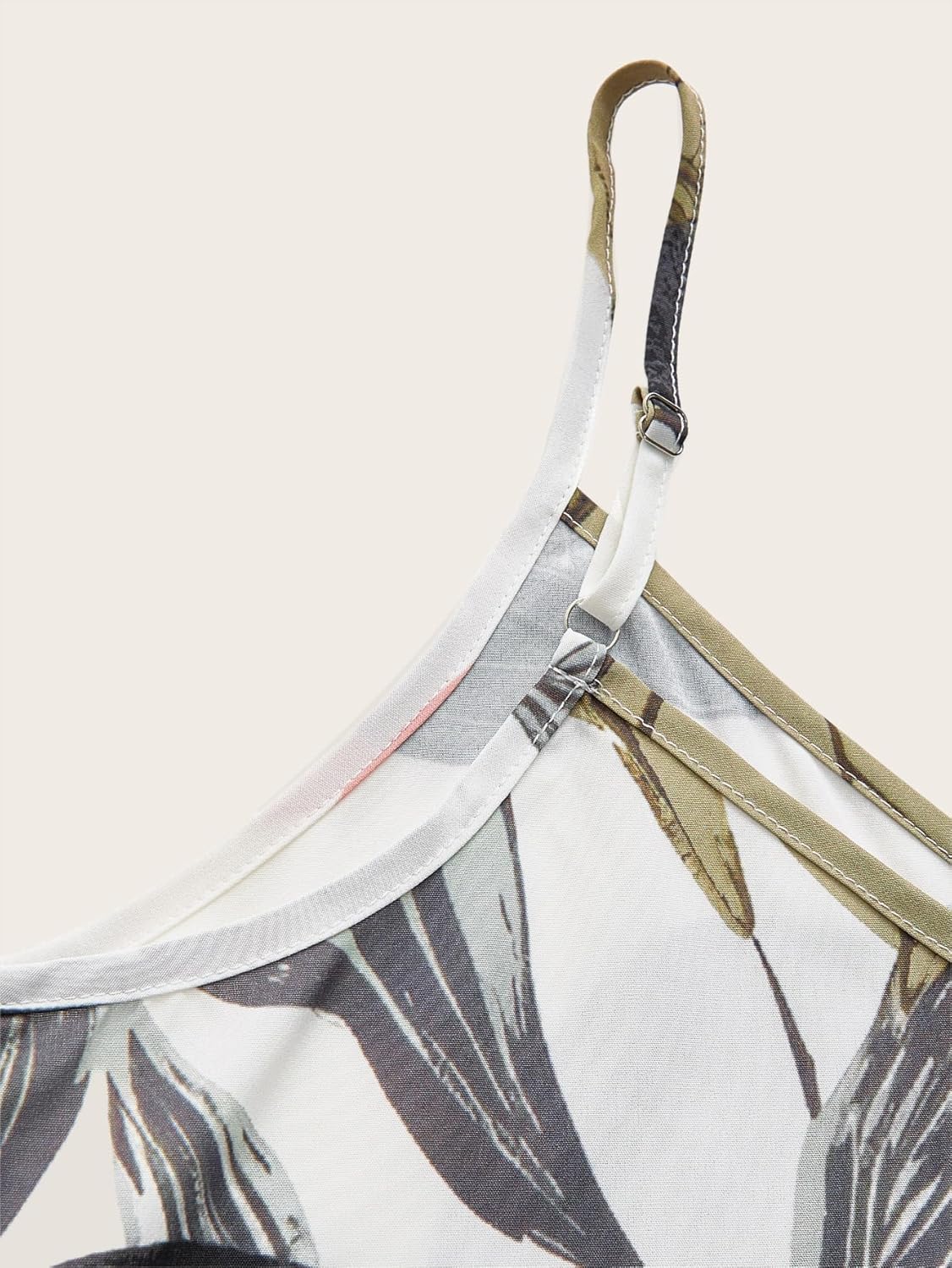 Women's Summer Floral Print V Neck Sleeveless Camisole Top Dressy Casual Tops - Image 4