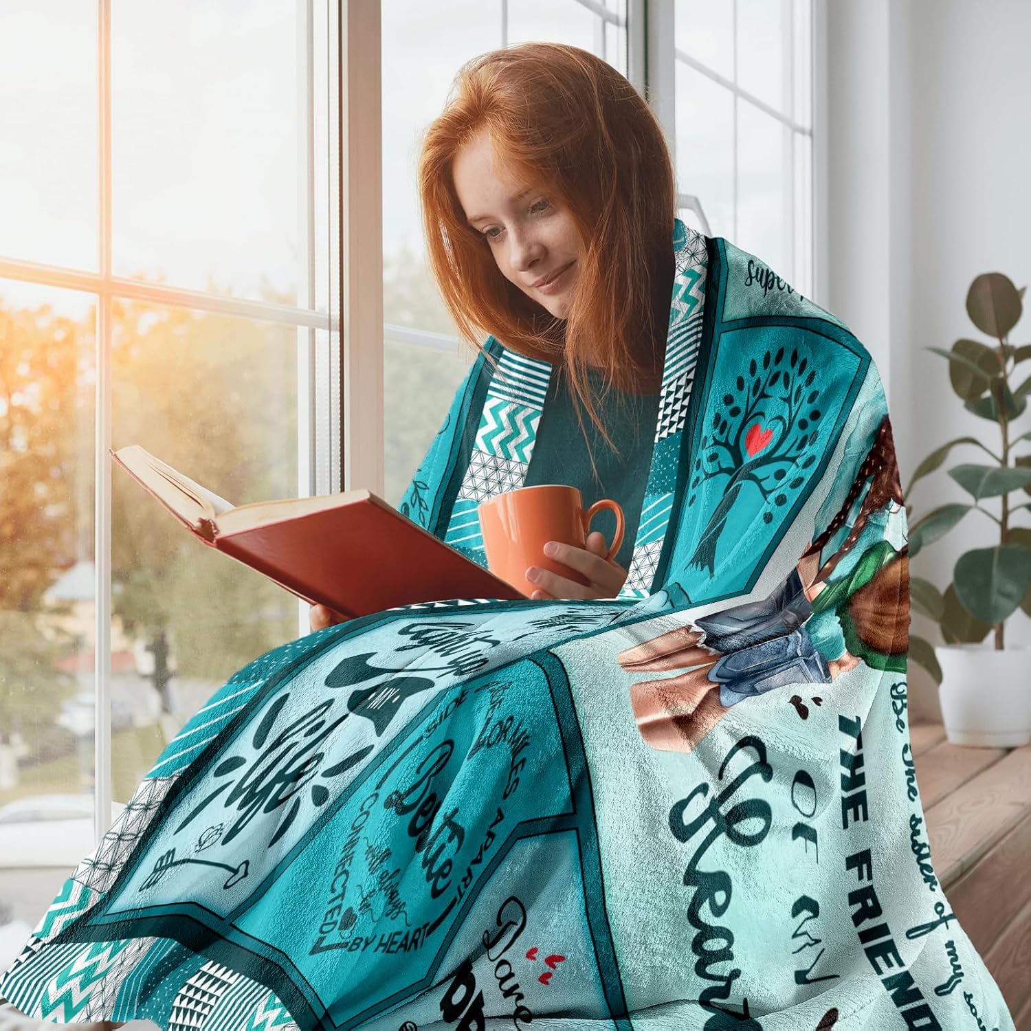 Gifts for Best Friends Women, Best Friend Blanket 60”X50”, Best Friend Birthday Gifts, Bestie/BFF Gift/Friendship Gift for Women/Christmas - Image 2