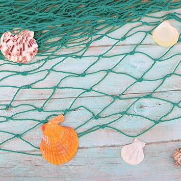 2 Pack Fish Net Decorations for Party