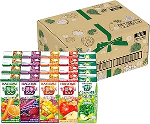 野菜生活 カゴメ 野菜生活100 アソートセット 200ml紙パック×20本(5種×各4本)【EC限定 飲み比べ お試しセット】商品画像