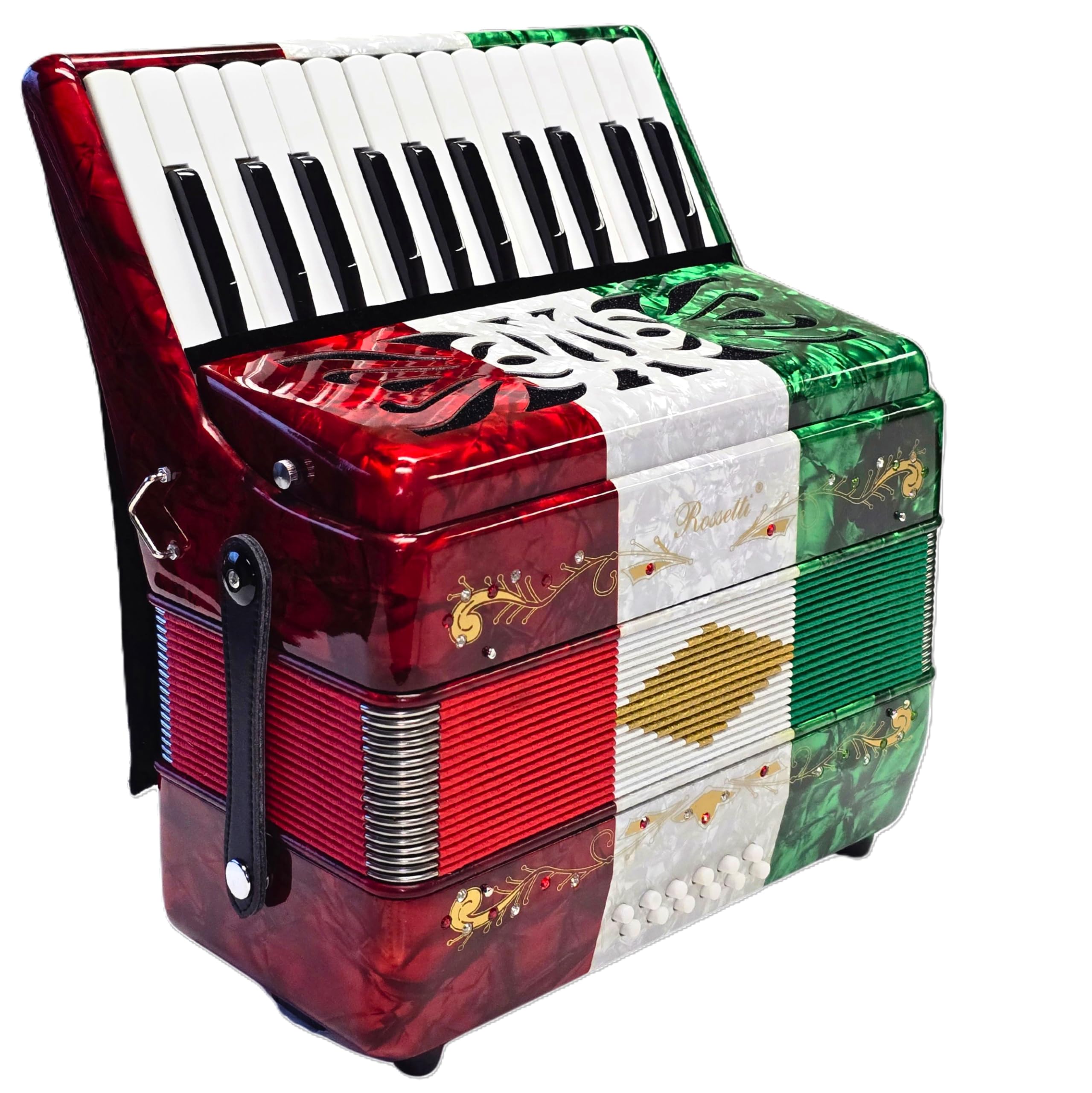 Amazon.com: Rossetti Accordion (ROS2512-MX) : Musical Instruments