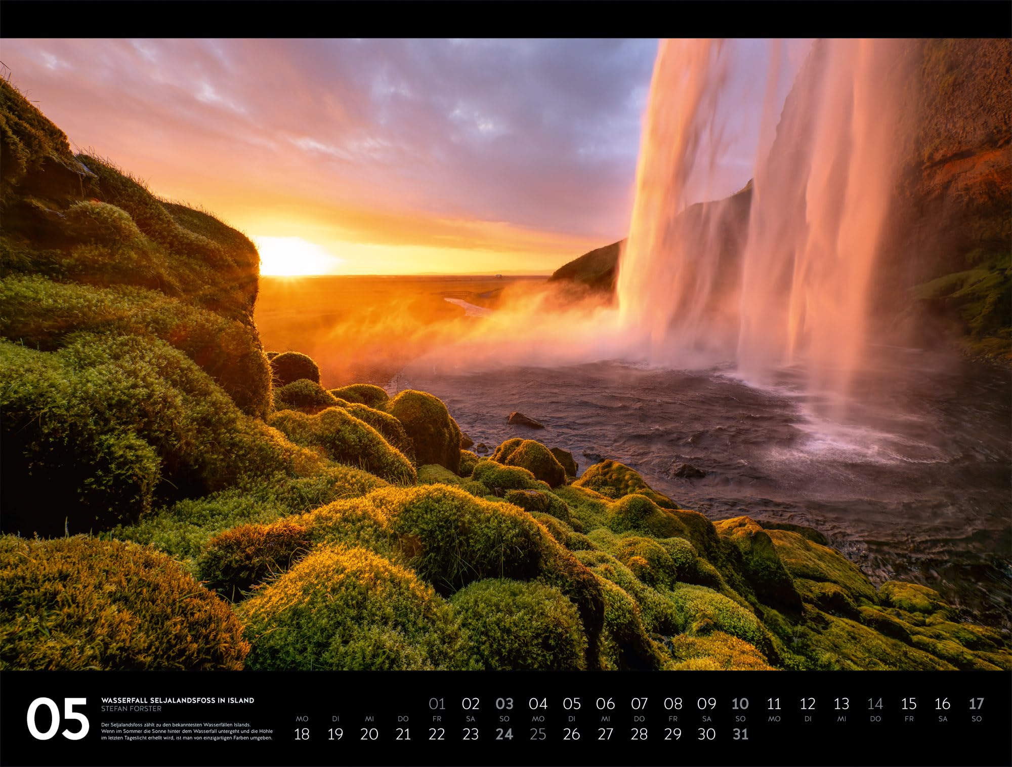 Nordische Welten Signature Kalender 2026 | Bildgewaltiger Skandinavien-Kalender im großen Querformat (66x50 cm) | Island, Färöer, Grönland, Norwegen