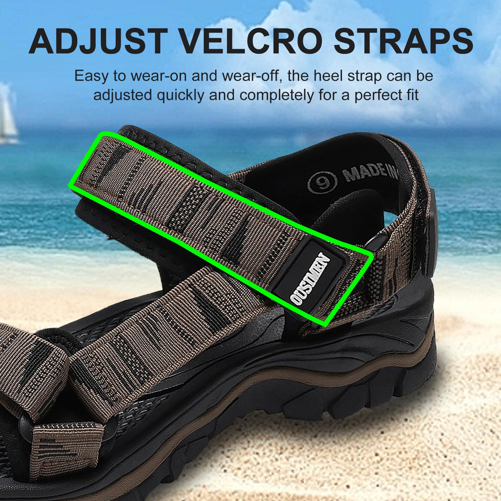 SYKT Sandalen Heren Trekking Wandel Sport Strand