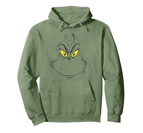 The Grinch Face Officially Licensed Pullover Hoodie