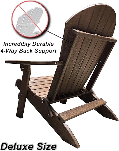Miniatura 4 de DURAWEATHER POLY - Silla Adirondack clásica plegable tamaño King