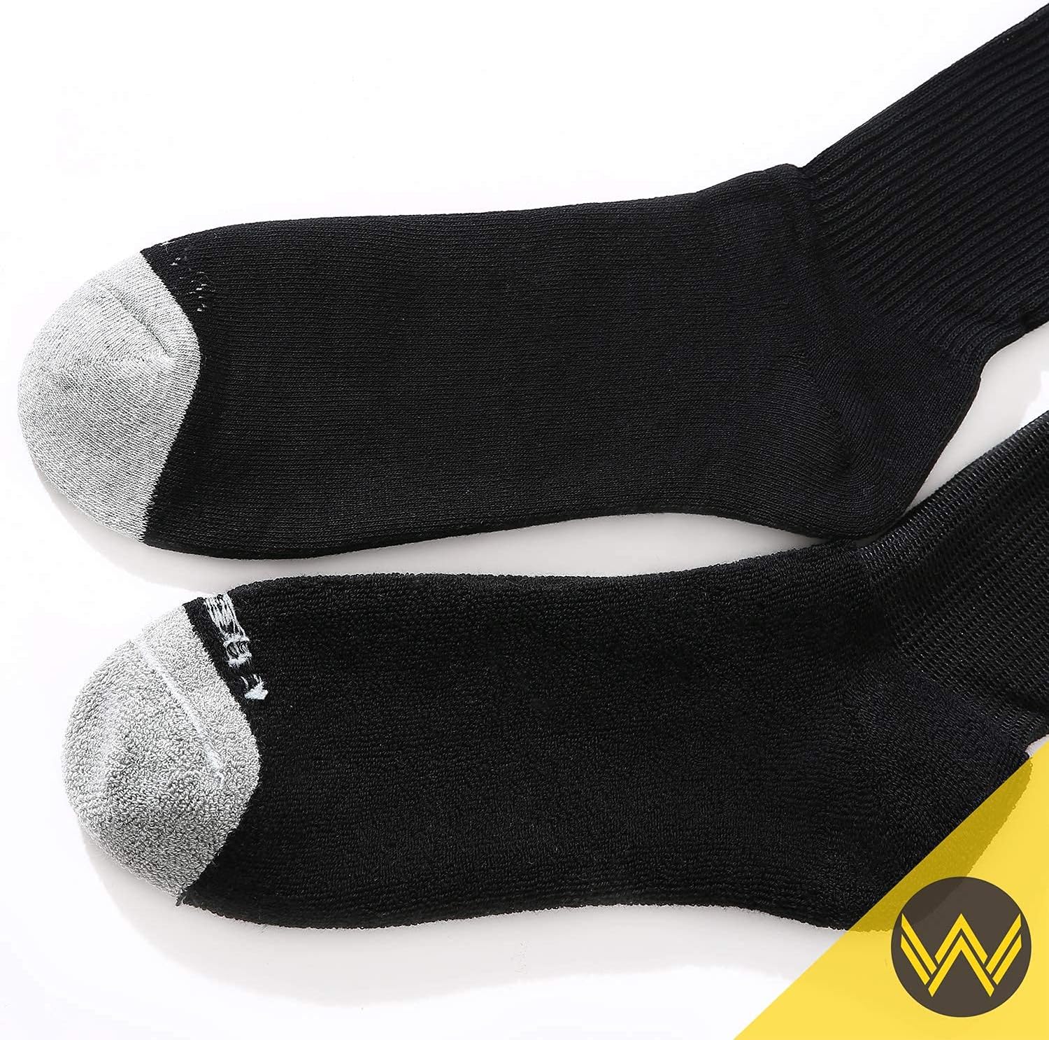 WANDER Men's Cushion Crew Socks 3-6 Pairs Athletic Running 6-9/9-12/12-15 Socks Men Cotton Sport Wicking Work - Image 4