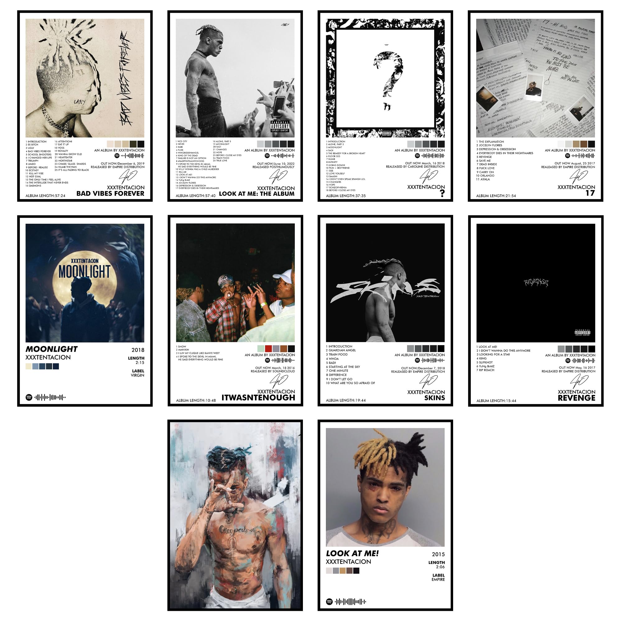 Kanye West Album Art Posters - 12 Designs -12
