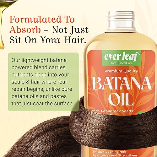 Miniatura 2 de Aceite de batana con aceite de ricino y semillas de fenogreco orgánico - Apoya el crecimiento del cabello y reduce la pérdida de cabello - Cuidado